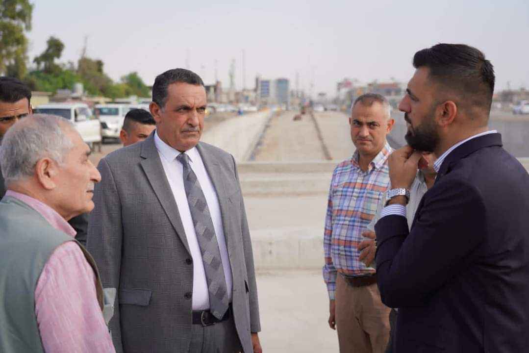 الجبوري  يتابع اعمال نفق الاحتفالات ..وافتتاح المرور به في العاشر من الشهر الجاري .