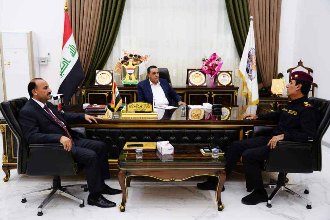 الجبوري .. يؤكد دعمه لعمل الاستخبارات ومكافحة الارهاب ،،لتعزيز الاستقرار ودعم جهود قيادة المقر المتقدم للعمليات المشتركة في كركوك .