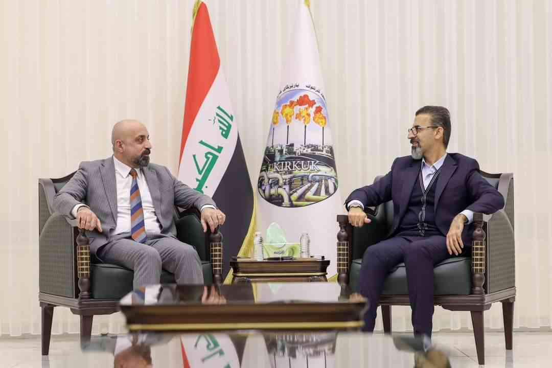التقى السيد محافظ كركوك ريبوار طه مصطفى   عضو مجلس النواب عن محافظة كركوك النائب الدكتور دريد جميل ايشوع 