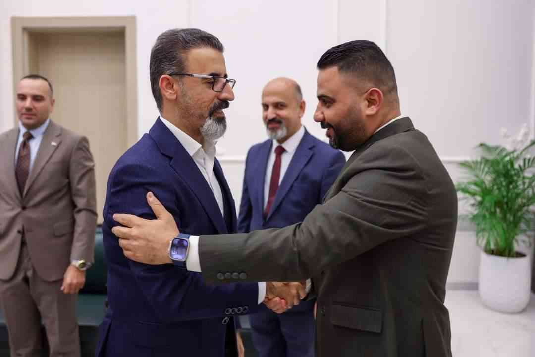 محافظ كركوك ريبوار طه مصطفى   يستقبل وفد تيار الحكمة 