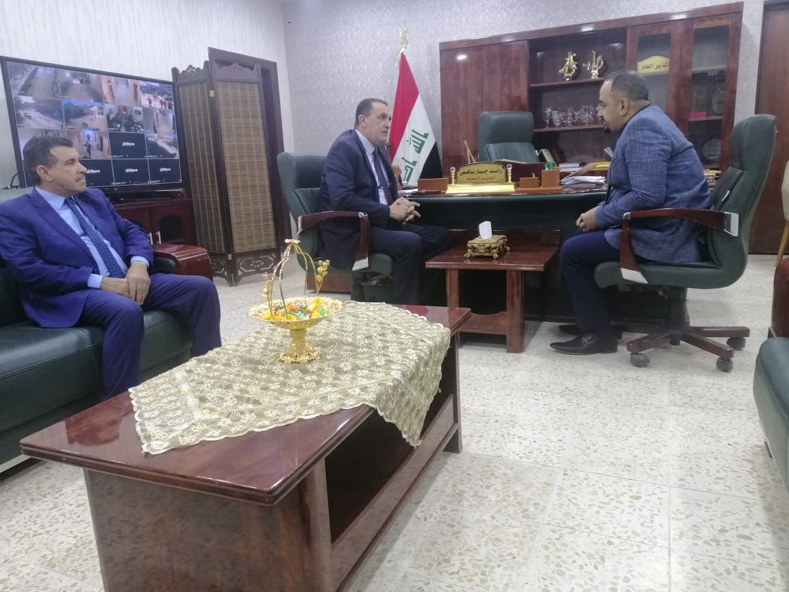 الجبوري  يبحث مع وزارة العمل دعم دوائرها بكركوك  ودعم شرائح المشمولين بالرعاية الأجتماعية