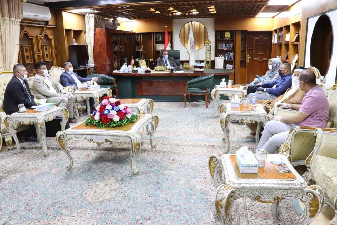             الجبوري  يبحث سبل الاسراع بتنفيذ معامل الذرة الصفراء في كركوك 