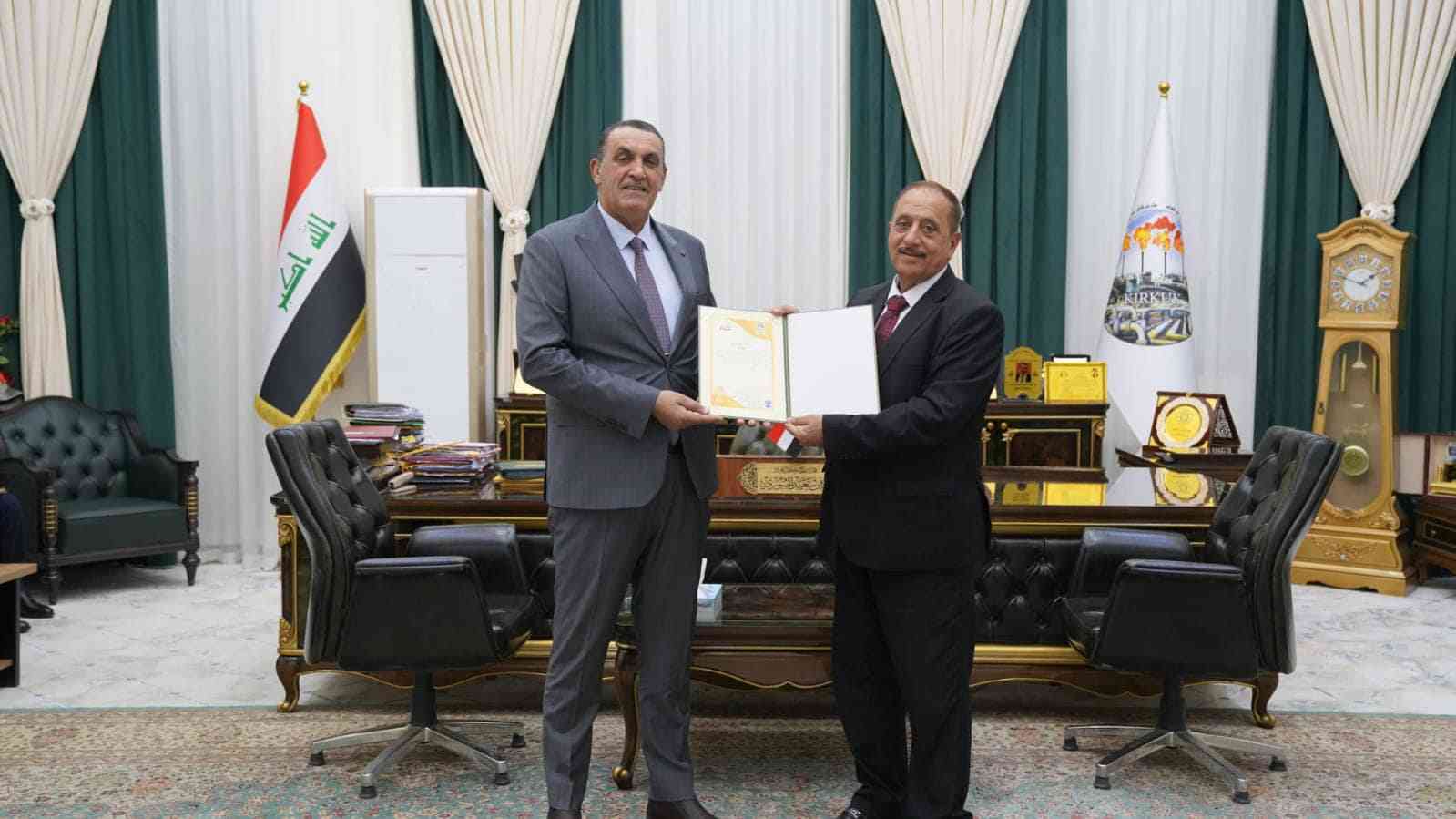 الاتحاد العالمي للمثقفين العرب يثمن جهد ودور السيد محافظ كركوك .