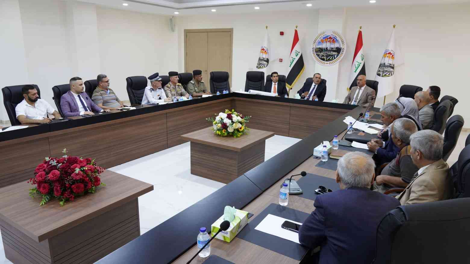 دعماً لجهود الاعمار والحفاظ على جمالية كركوك ومكانتها الحضارية .  لجنة الذوق العام تناقش خطط تطوير المحافظة على كافة الاصعدة.