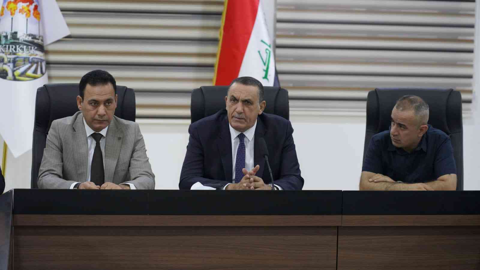 محافظ كركوك ..  يحضر اجتماع اعمال لجنة وضع الخارطة الاستثمارية و تخصيص الاراضي في محافظة كركوك .