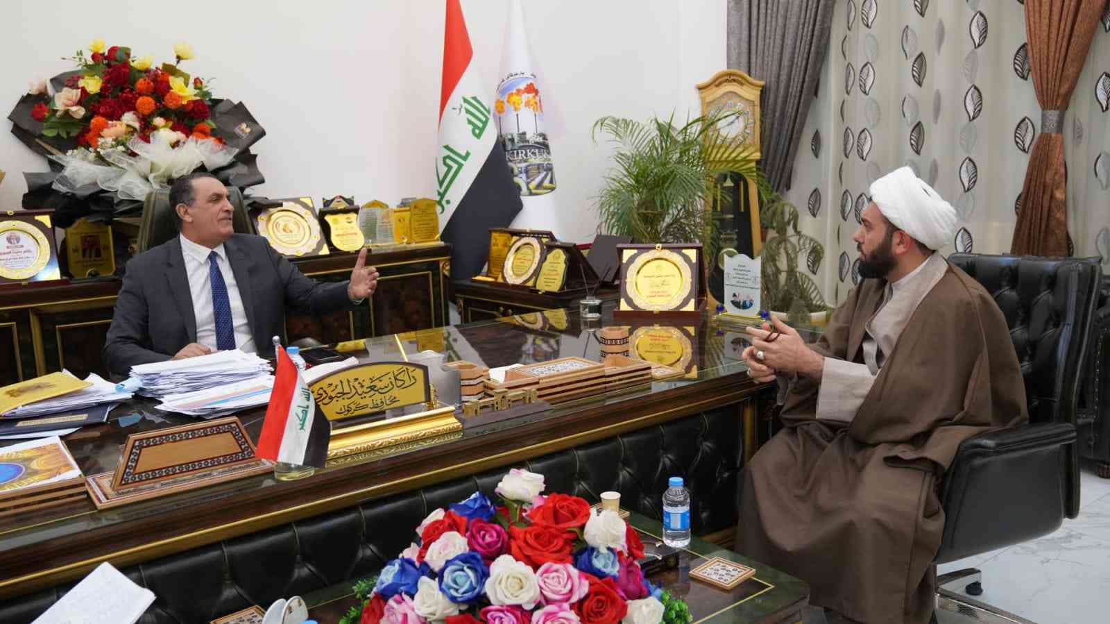 الجبوري ..  يوجه المهندسين والفنيين بالعمل على تأهيل وتطوير الإمام الهوى في قضاء داقوق .