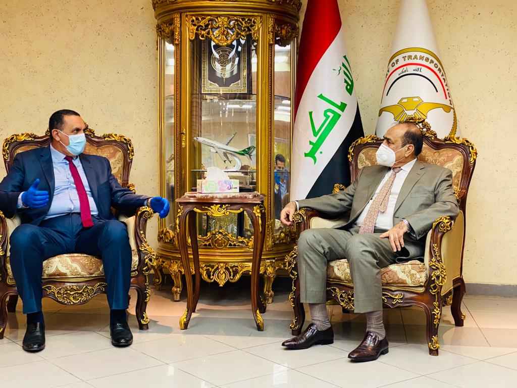 وزير النقل  يؤكد اهمية افتتاح مطار كركوك 