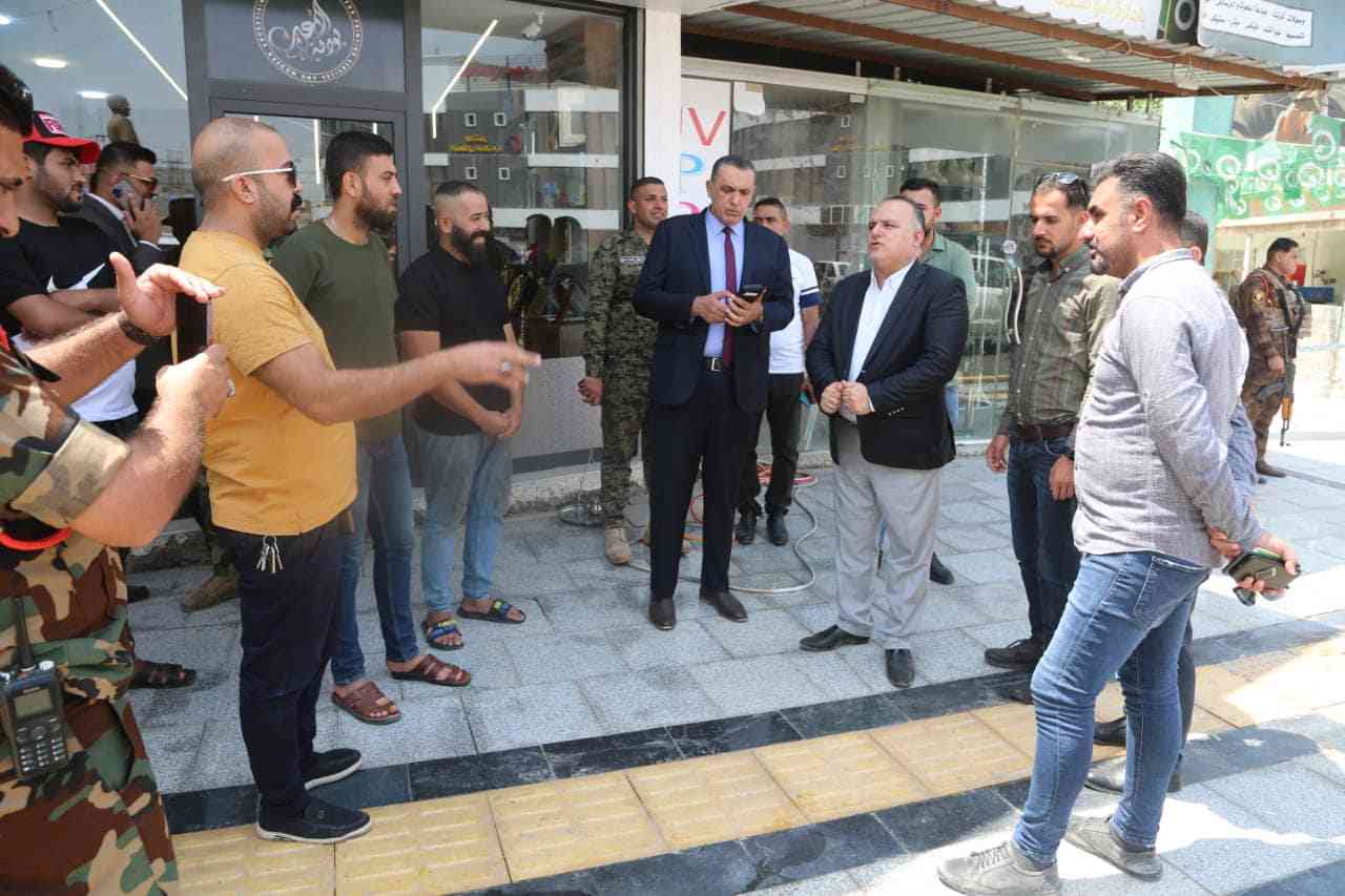 الجبوري .. يتفقد انجاز شارع المجيدية /القشلة /الاوقاف سابقا .