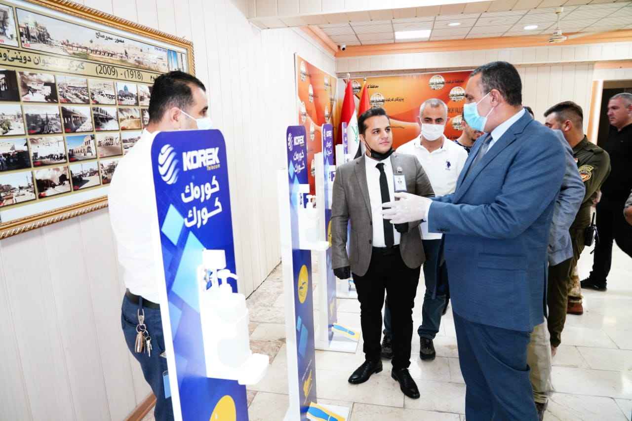 الجبوري  يثمن مبادرة شركة كوروك تليكوم 