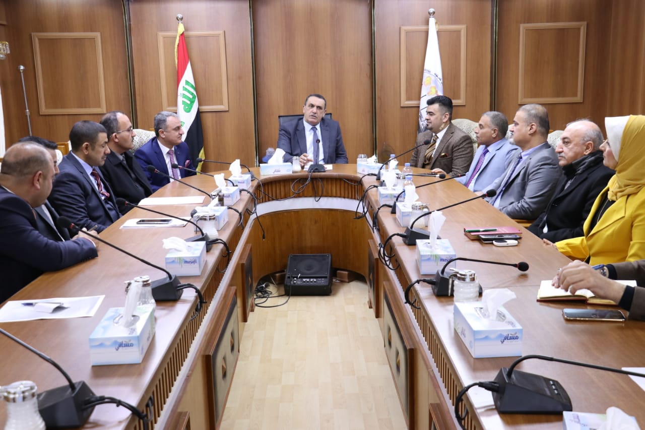          الجبوري  يؤكد اهمية دعم جامعة كركوك 