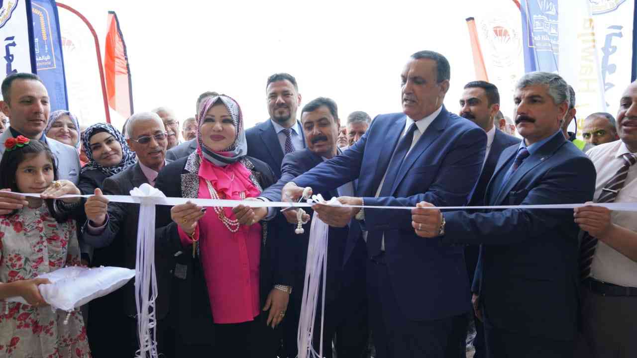 السيد محافظ كركوك   يفتتح عدد من المشاريع في المعهد التقني الحويجة .