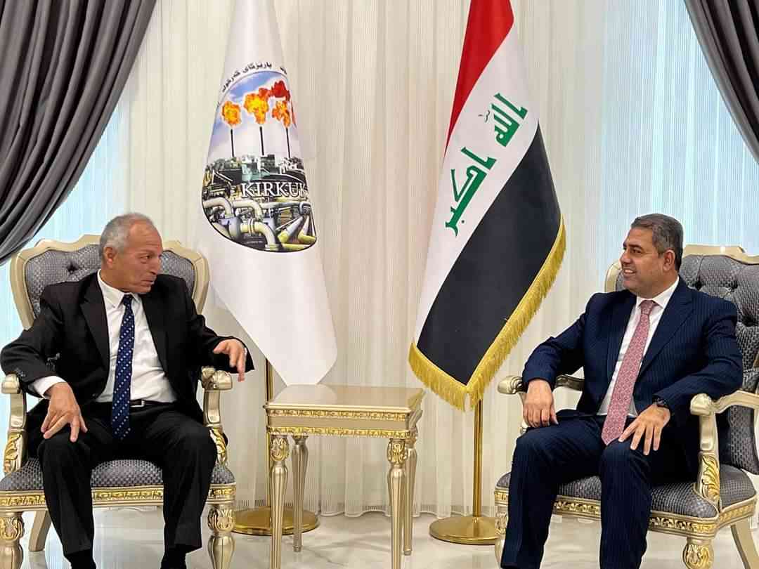 النائب الاول لمحافظ كركوك يستقبل وفد راديو كروب .