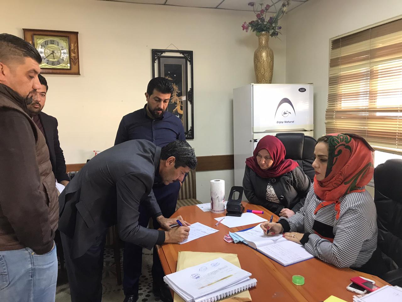 فتح عطاءات جديده في كركوك 