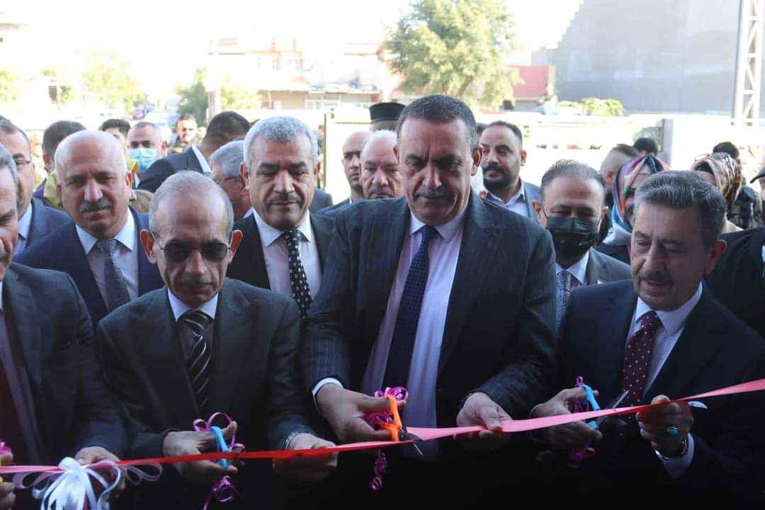 ضمن جهود ادارة محافظة كركوك ..وبروح الفريق الواحد  الجبوري .. يفتتح اعدادية ومتوسطة (بارش )للبنين في كركوك