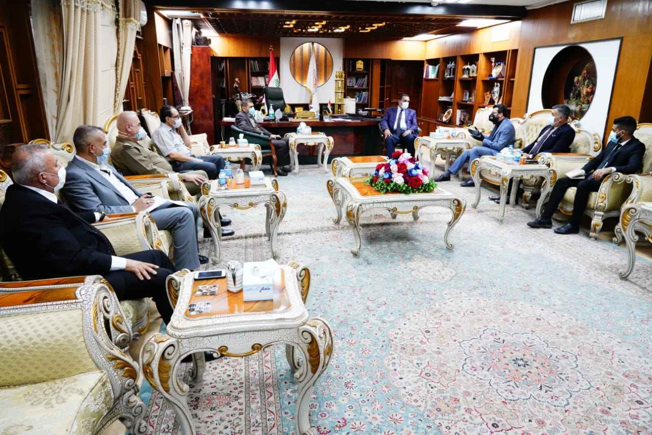   الجبوري  يلتقي عضو مجلس النواب اسوان الكلداني 