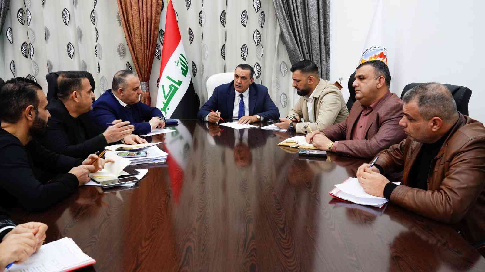 الجبوري .. يوجه بلدية كركوك بتنفيذ مشاريعها ضمن الخطط والتوقيتات الزمنية ،وضمان زيادة جمالية كركوك .