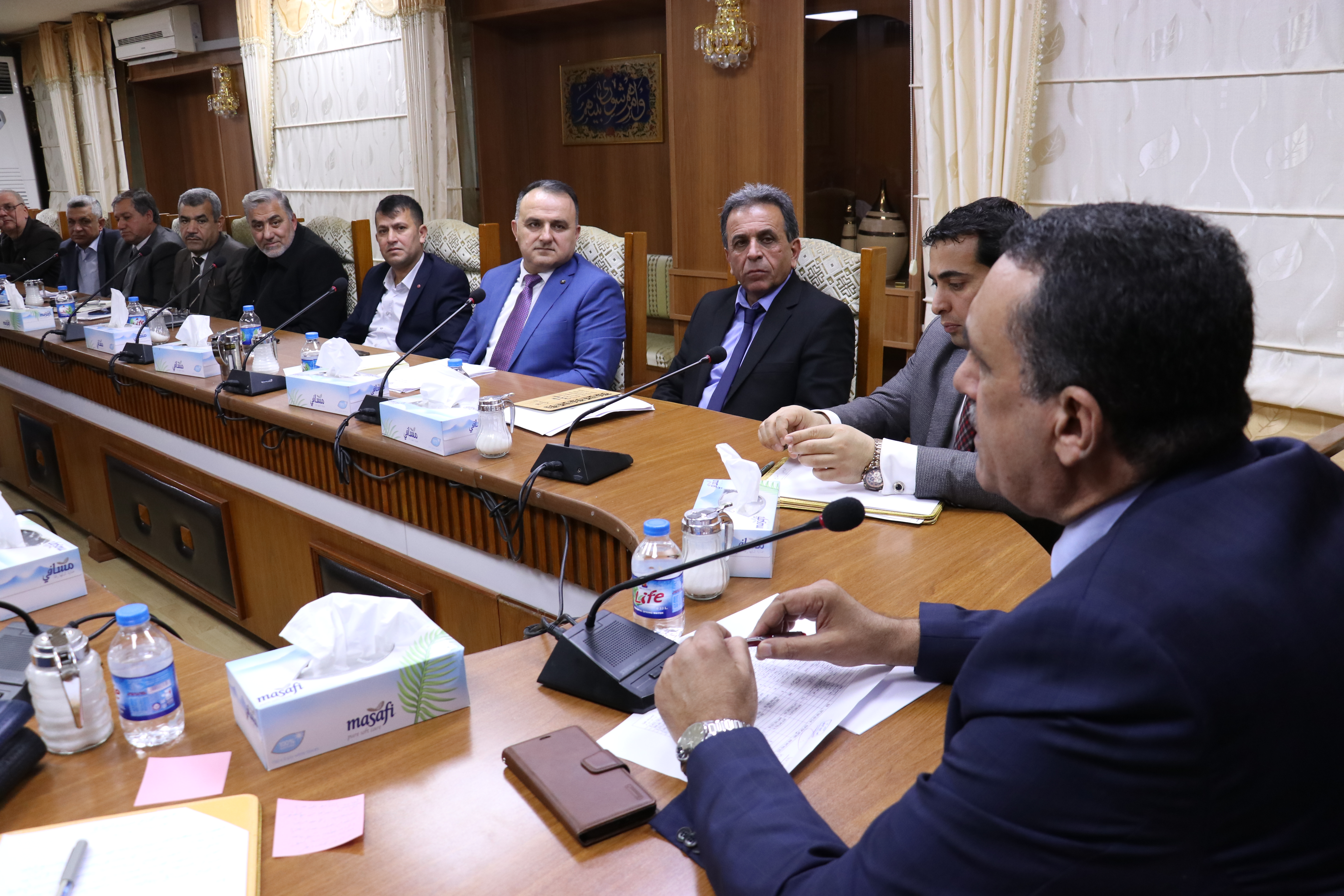      الجبوري  يهنىء المدراء الجدد في كركوك ,, ويؤكد علينا العمل كفريق واحد لخدمة مواطني محافظتنا 