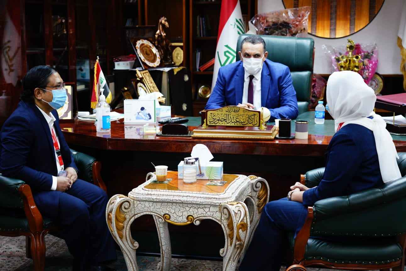 الجبوري  يؤكد على اهمية دعم جهود اعمار القرى المهدمة ومعالجة الاثار النفسية لسكانها ورعاية اطفالها .