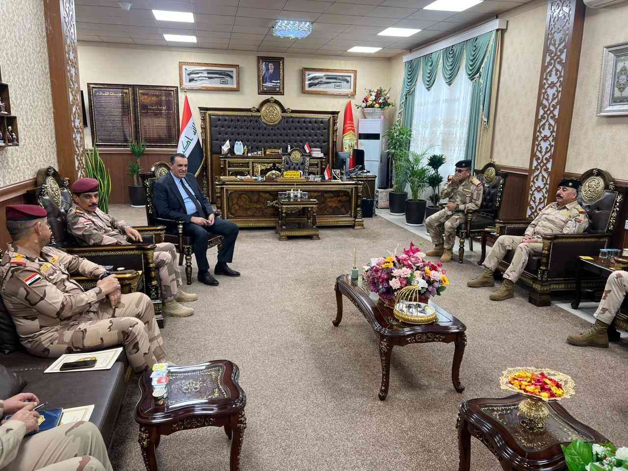 الجبوري ..يلتقي رئيس اركان الجيش ونائب قائد العمليات المشتركة.