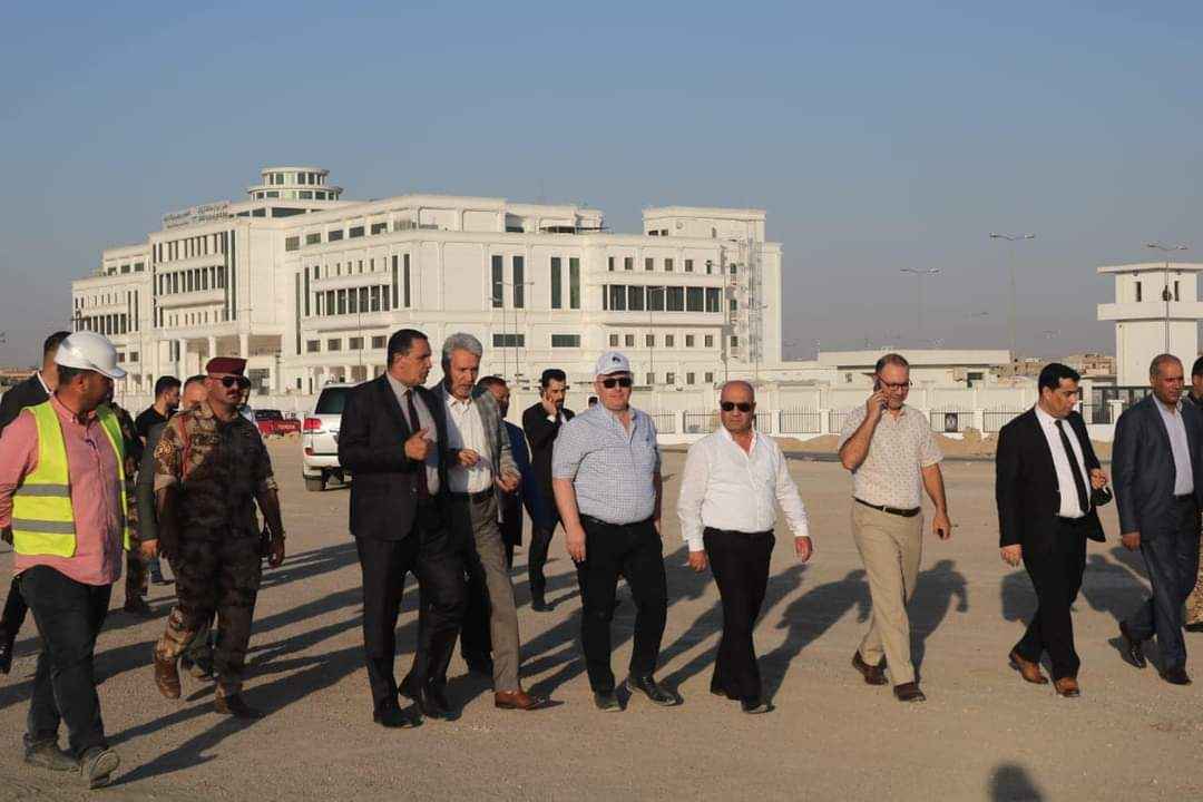 السيد محافظ كركوك  يزور مشروع نفق المحافظة الجديد جنوب كركوك .