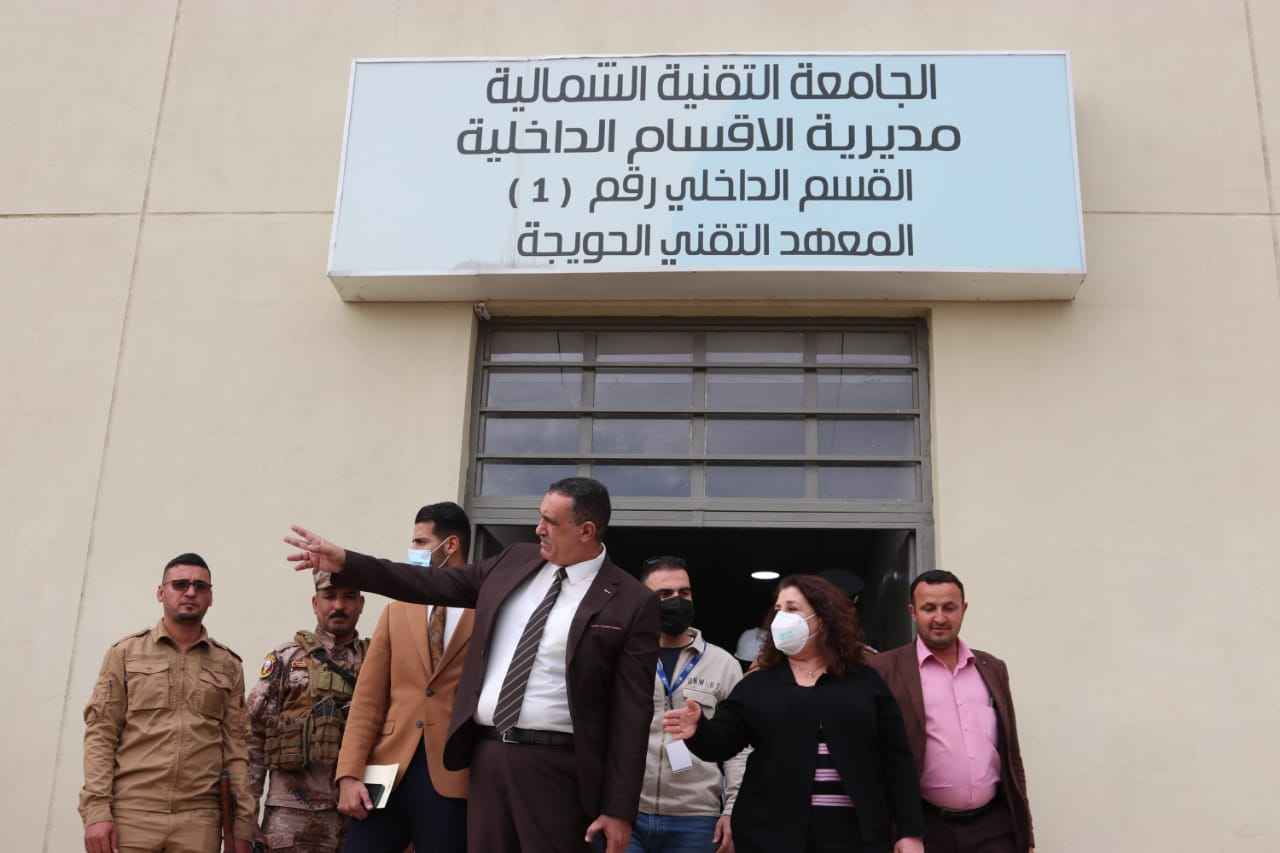 الجبوري ومديرة برنامج الامم المتحدة الانمائي يطلعون على عدد من المشاريع قيد التنفيذ 