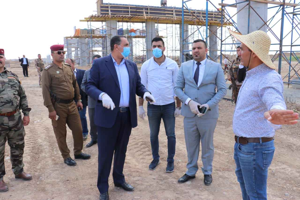   الجبوري  يتابع سير تنفيذ المشاريع الخدمية في مدينة كركوك 
