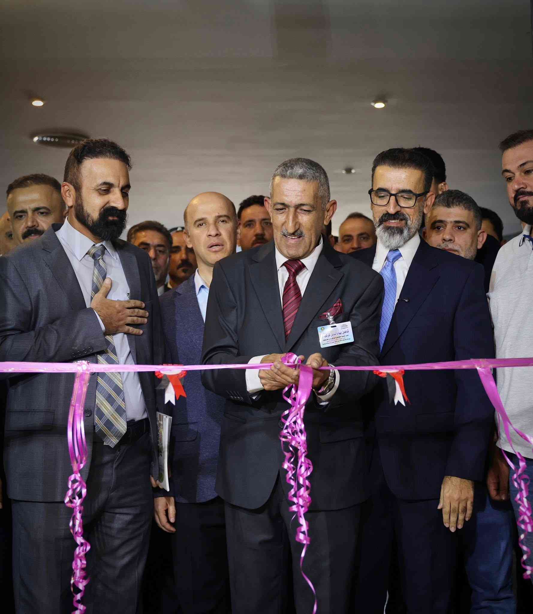 افتتح السيد محافظ كركوك ريبوار طه   مهرجان كركوك الثالث لفن الخط العربي والزخرفة الإسلامية