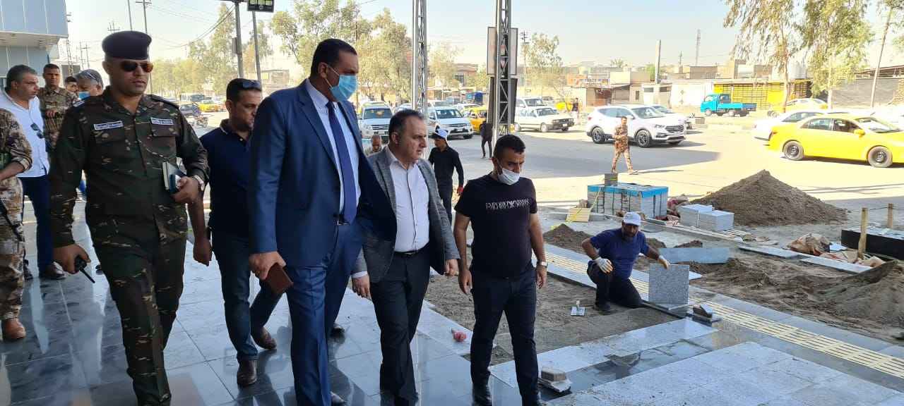    الجبوري  يتابع ميدانيا تنفيذ مشاريع التأهيل والتطوير في مدينة كركوك 