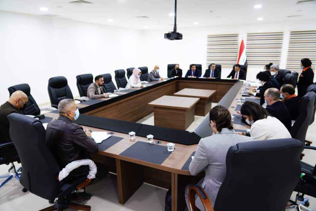 الجبوري .. يبحث مع وفدا من صندوق الامم المتحدة للسكان ووكالة كويكا الكورية للتعاون الدولي تنفيذ مشاريع في كركوك .