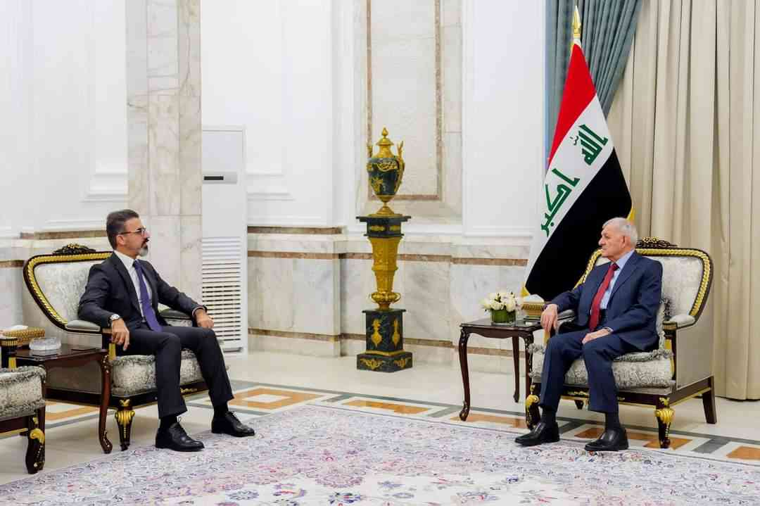 خلال لقاء سيادته ..    رئيس الجمهورية ..  يبارك ويدعم مقترح انشاء مجلس للتعايش في كركوك