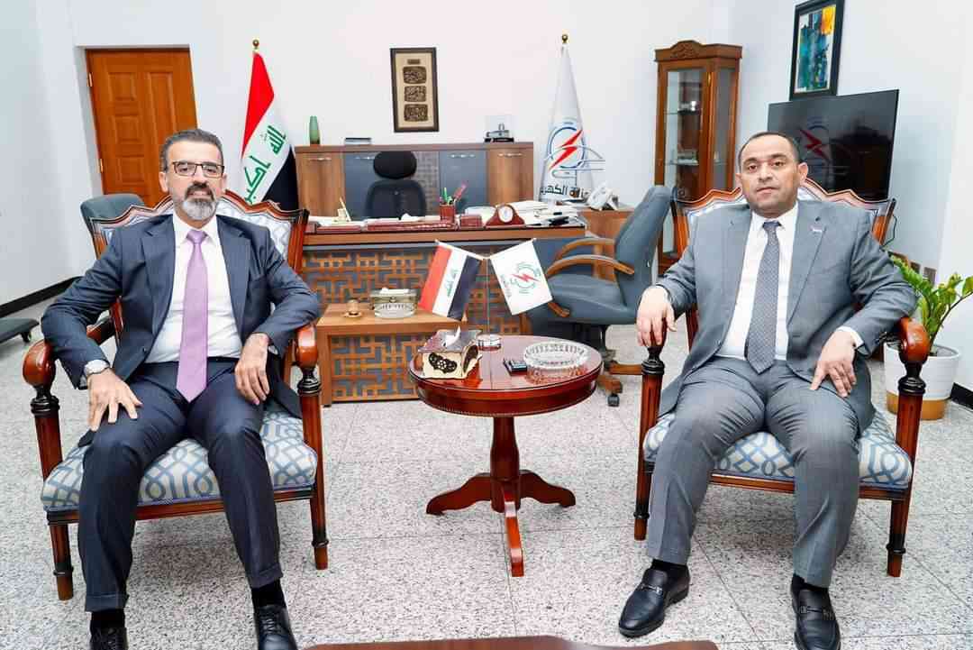 خلال زيارته العاصمة بغداد ولقائه معالي وزير الكهرباء