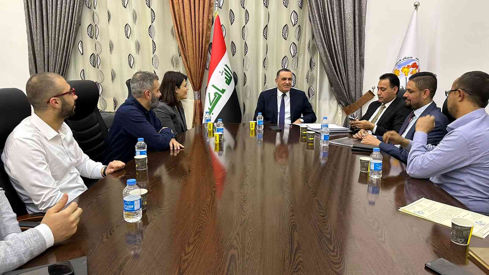 السيد محافظ كركوك ..  يبحث مع وفد طبي دراسة انشاء مركز زراعة نخاع العظم في كركوك .