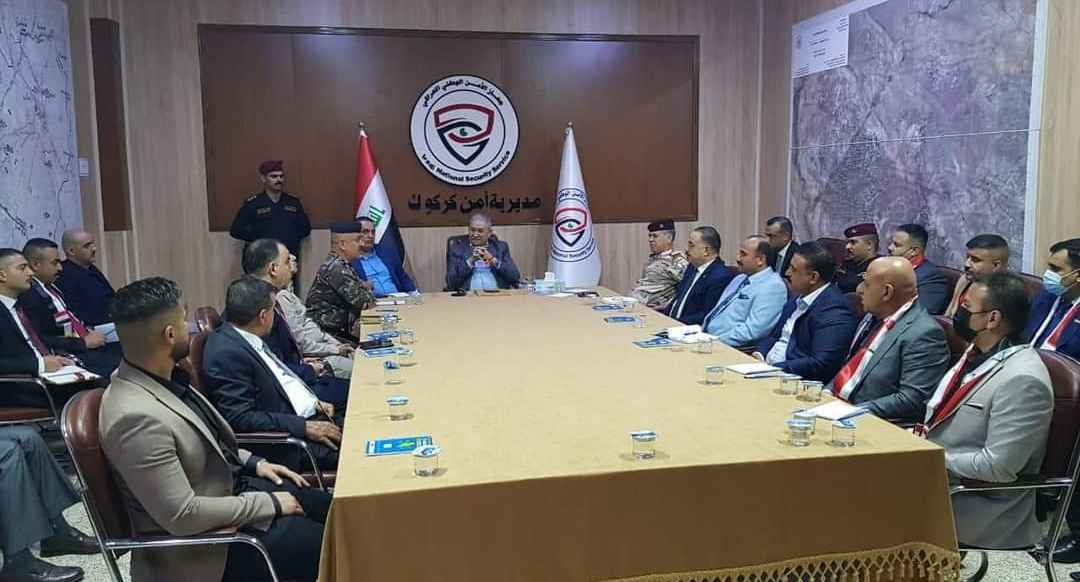 معالي رئيس جهاز الامن الوطني يزور كركوك .. ويشيد بكفاءة ودور ضباطها ومنتسبيها ..
