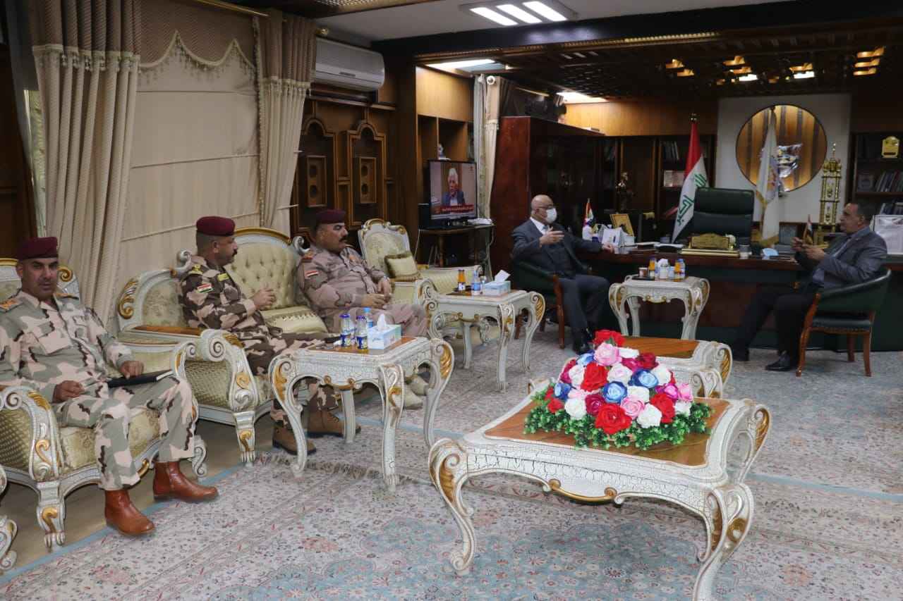 رئيس صندوق اعادة اعمار المناطق المتضررة من العمليات الارهابية .. يزور مبنى محافظة كركوك..ويؤكد استمرار جهود تنفيذ مشاريع للمناطق المحررة في كركوك.