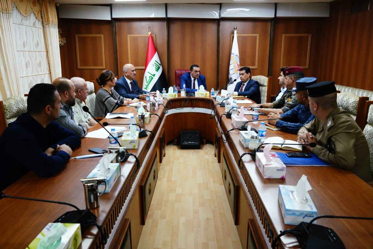 الجبوري  يؤكد اهمية تأمين نقل زيت الغاز للمولدات الاهلية في كركوك .