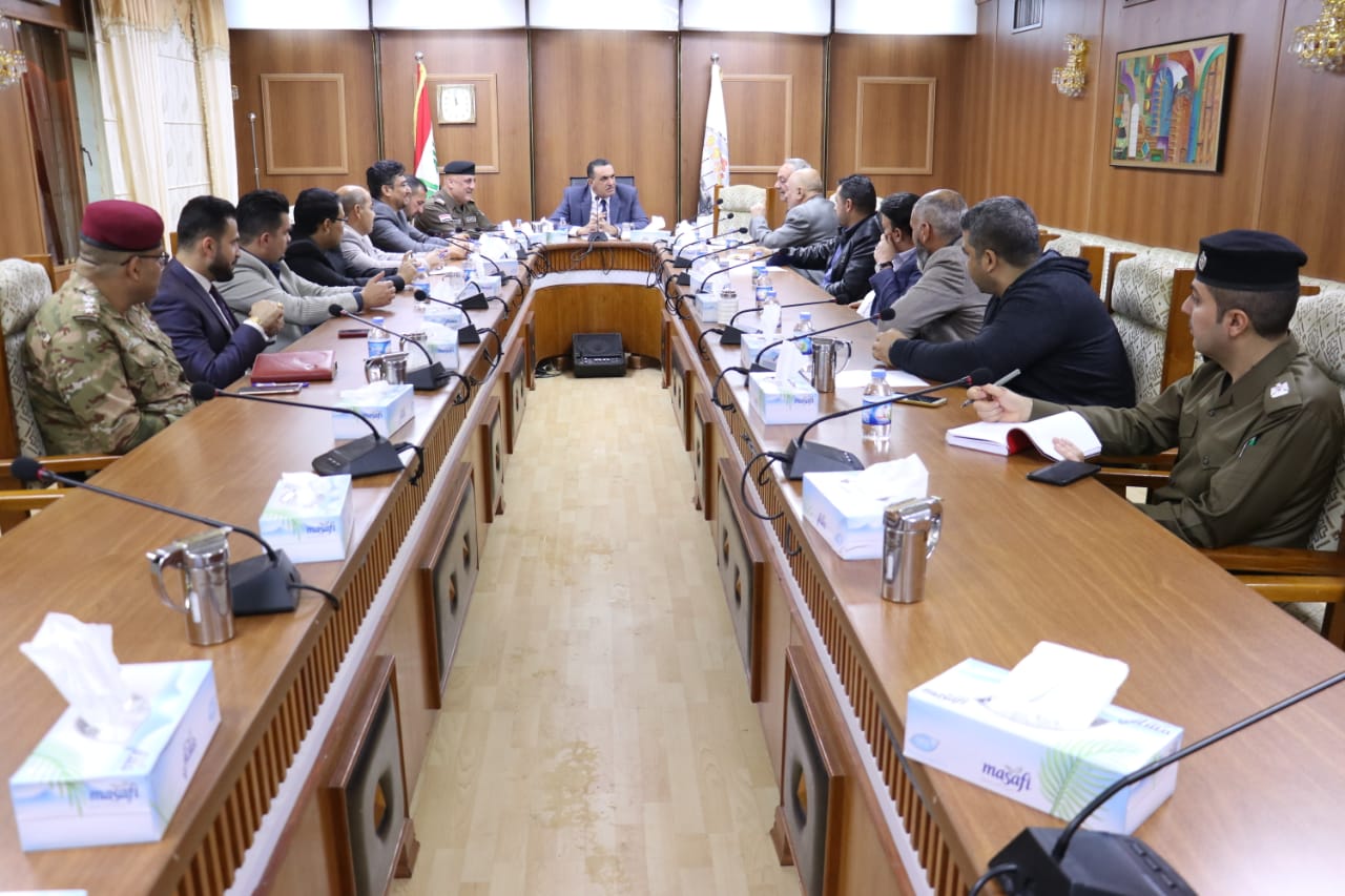       السيد محافظ كركوك  يلتقي معاون مدير عام الأصلاح التابع لوزارة العدل