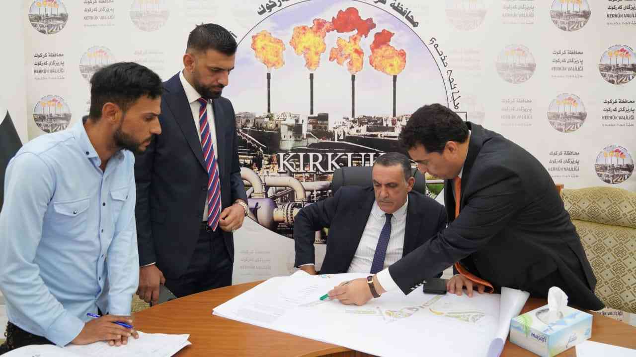 محافظ كركوك   " تحسين البيئة في المحافظة من اولوياتنا " .