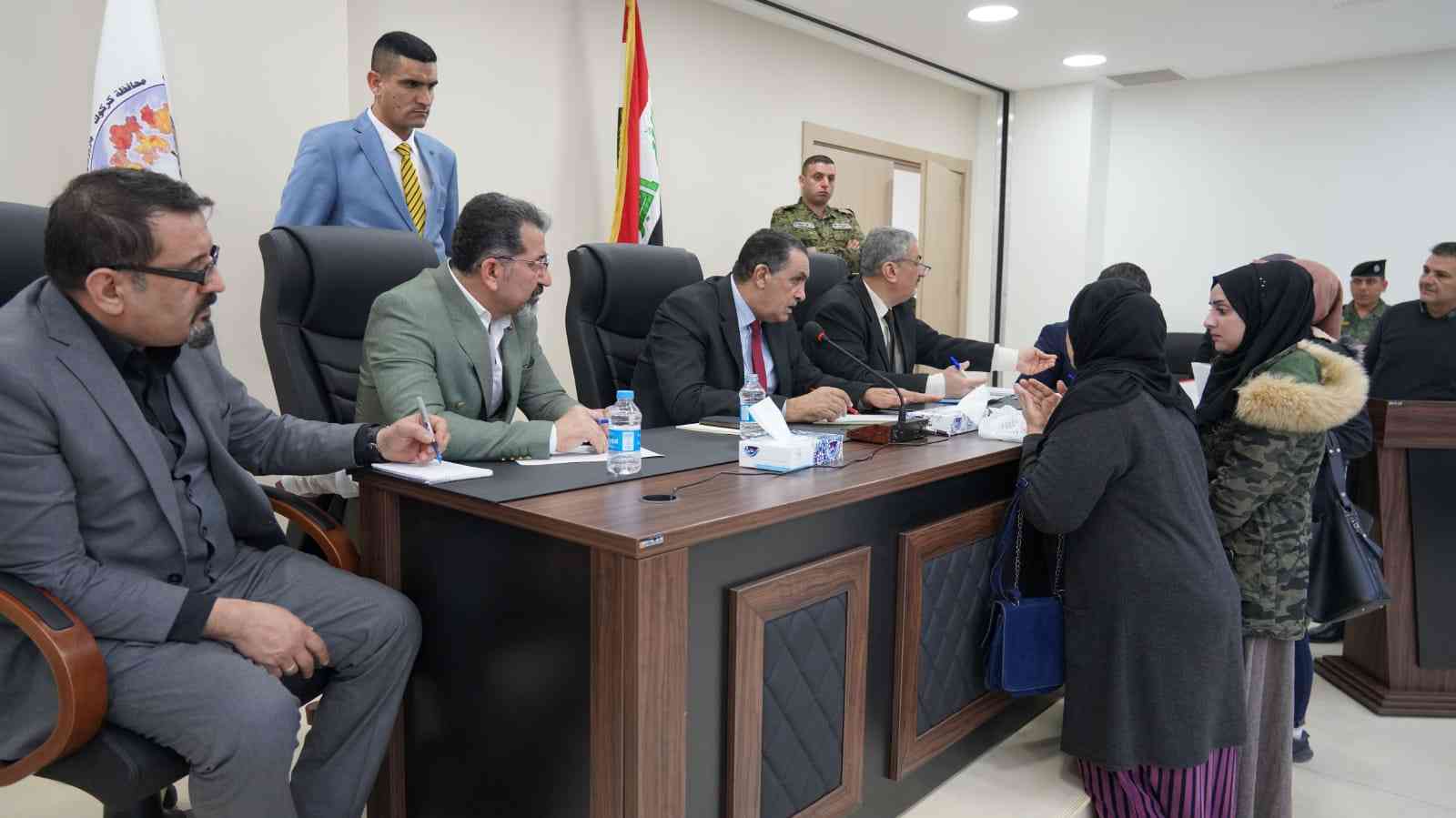 الجبوري ..  يواصل لقاء  مواطني كركوك .. ويستمع لمشاكلهم وشكاويهم ويوجه بأيجاد الحلول لها .