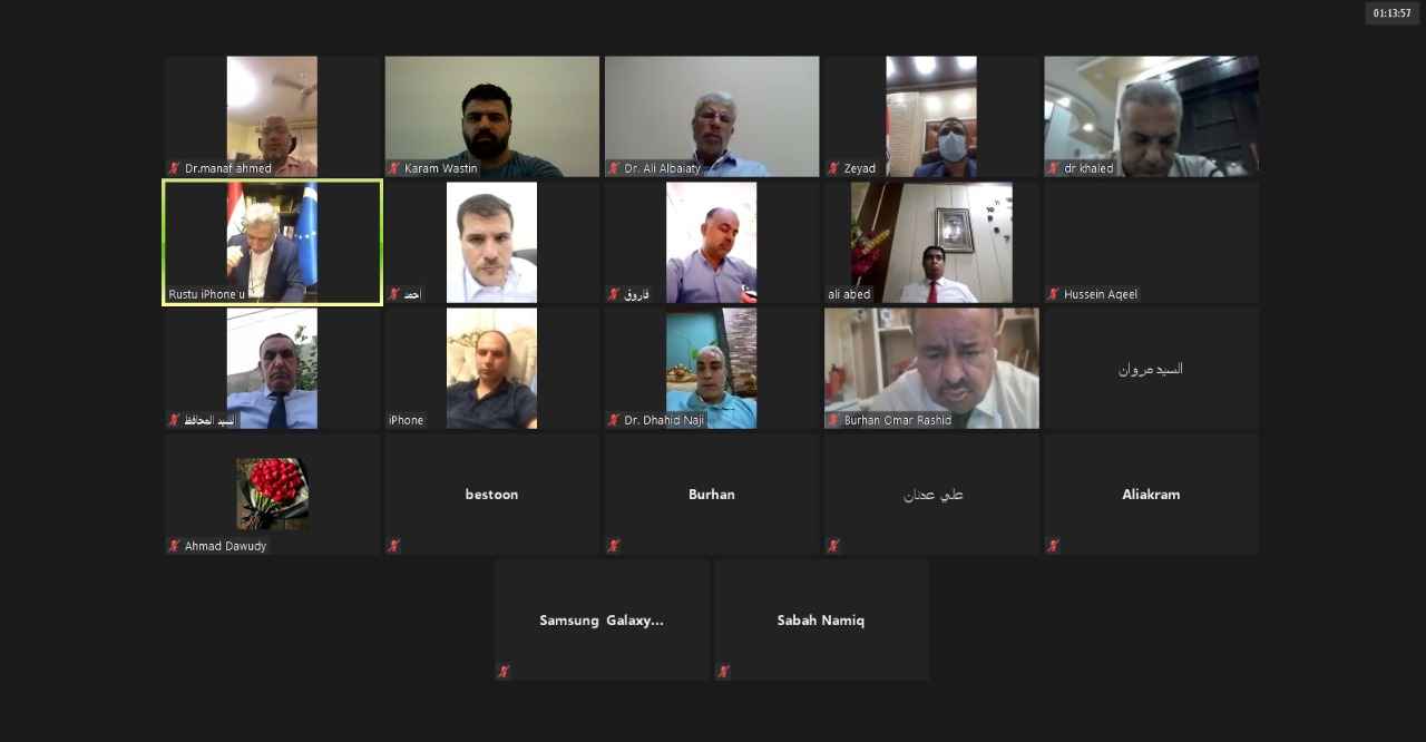 في اجتماع علمي وطبي موسع .. ادارة كركوك وممثلي محافظتنا , يؤكدون دعمهم للكوادر الصحية ..