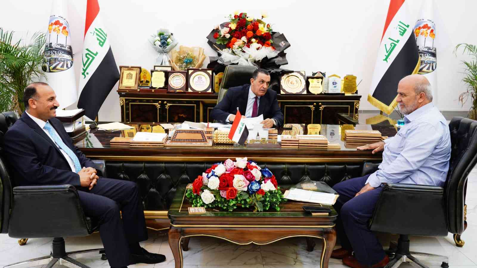 رئيس اللجنة الامنية العليا ..  يبحث جهود تعزيز استقرار كركوك وخدمة مواطنيها الكرام .