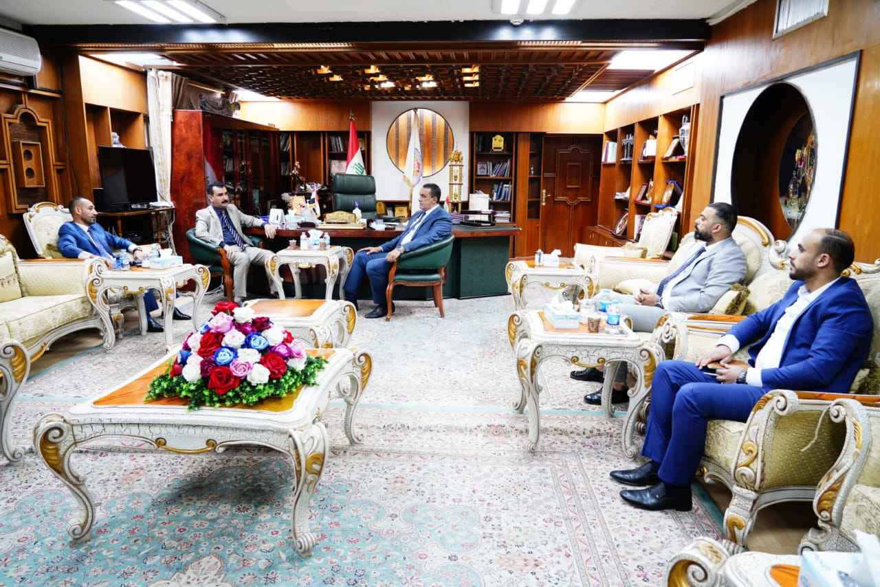 الجبوري  يبحث جهود دعم الشباب والرياضه في كركوك 