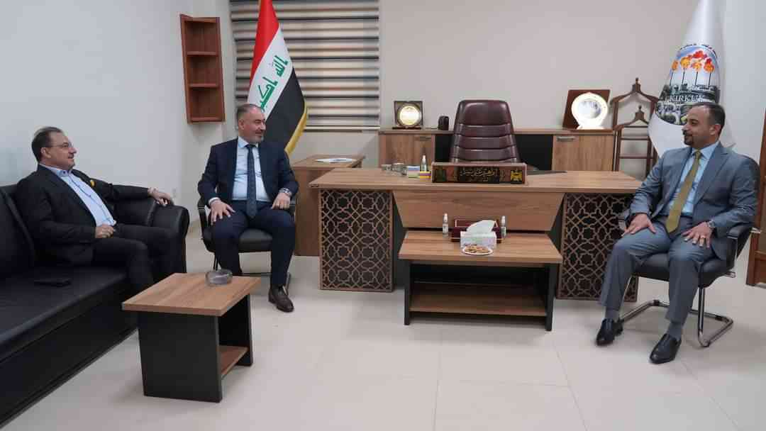 النائب الفني يجتمع برئيس هيئة انتداب المحاميين فرع كركوك
