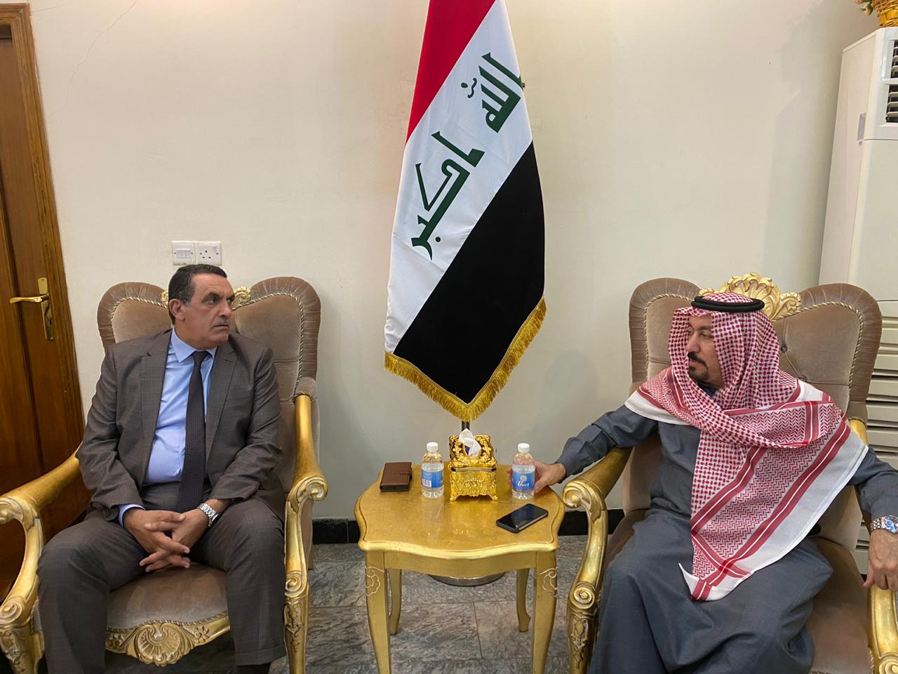 الجبوري والمفرجي  يؤكدان دعمهم للقوات الامنية وجهود الحفاظ على أستقرار كركوك وخدمة مواطنيها 