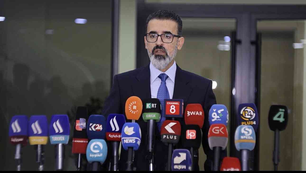 المؤتمر الصحفي لمحافظ كركوك  حول اجتماع خلية الازمة.