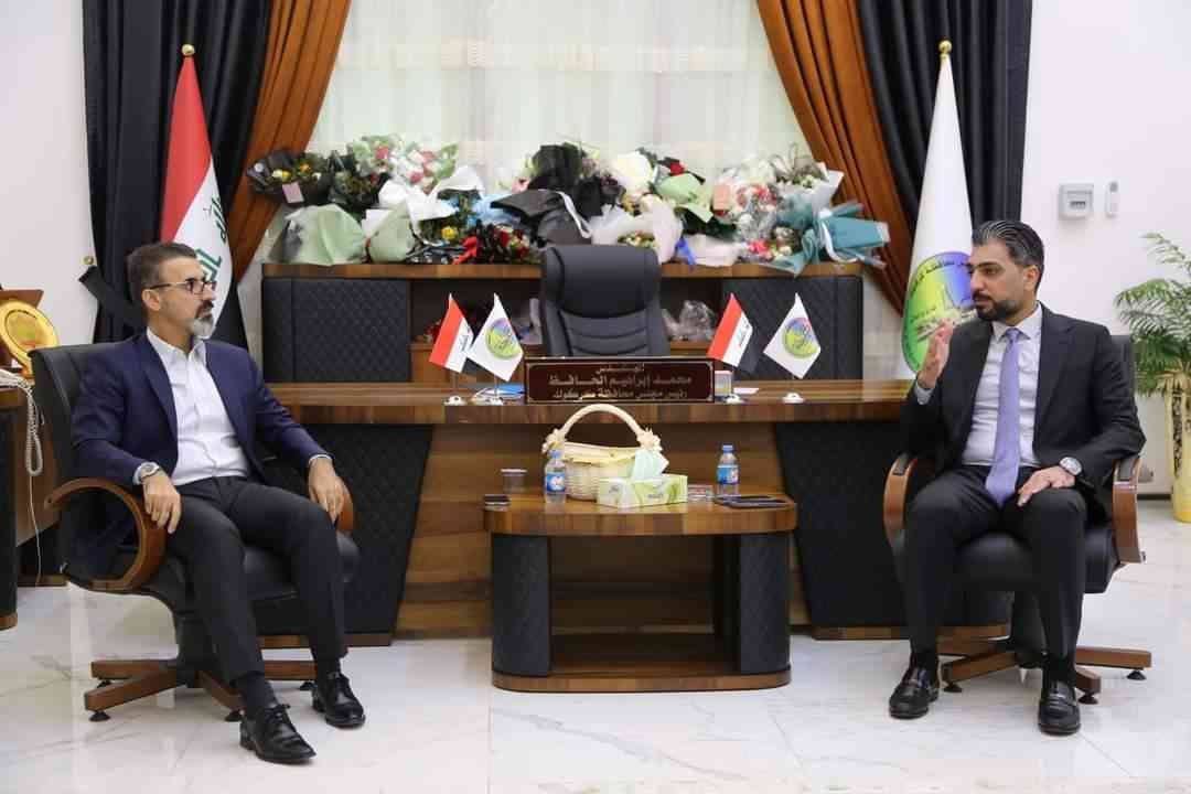 محافظ كركوك   يبحث مع رئيس واعضاء مجلس المحافظة التعاون المشترك ،لخدمة كركوك وضمان حقوق مواطنيها