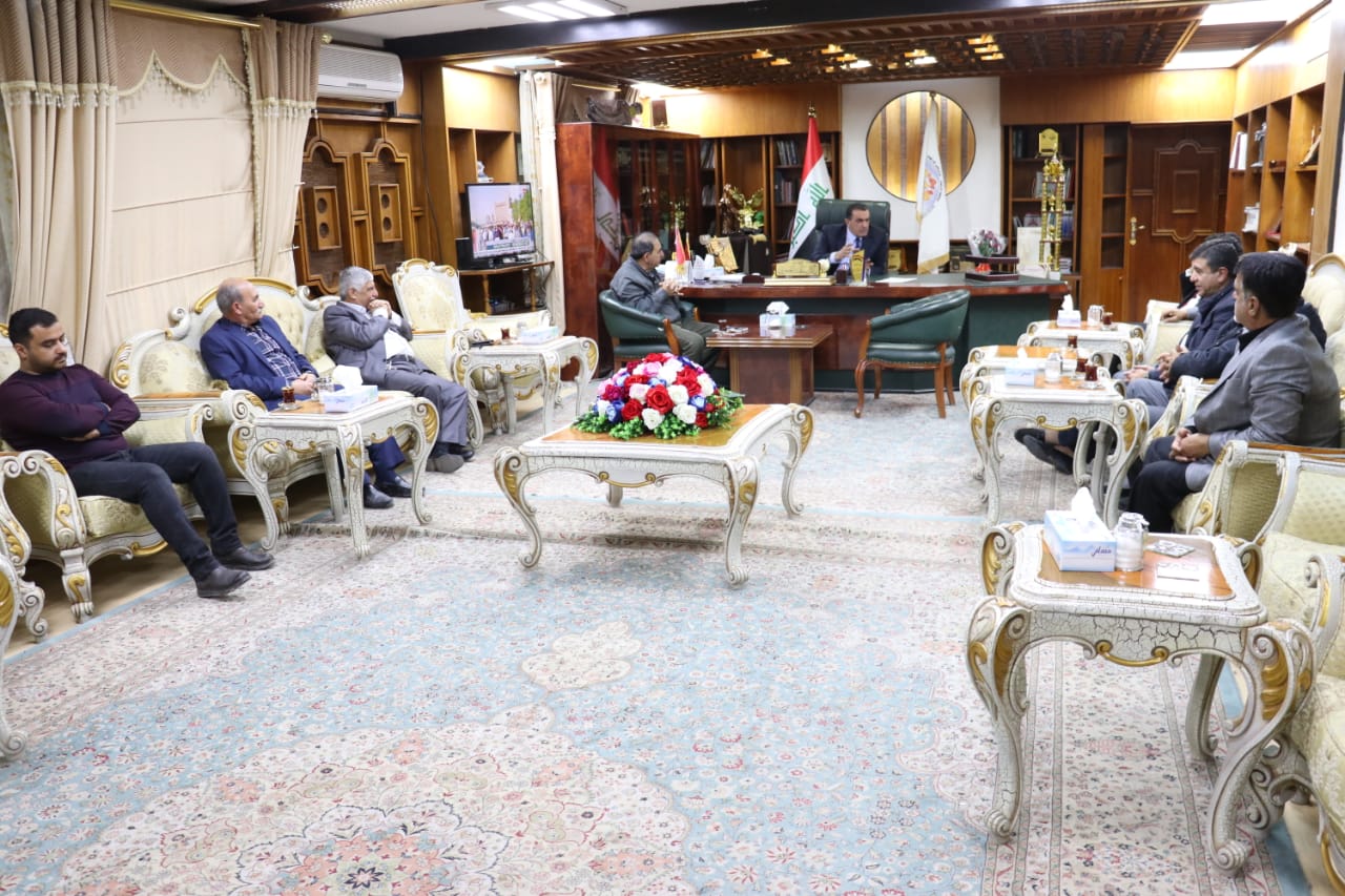   الجبوري  يبحث سرعة تشغيل مطار كركوك المدني مع وفدا من سلطة الطيران 