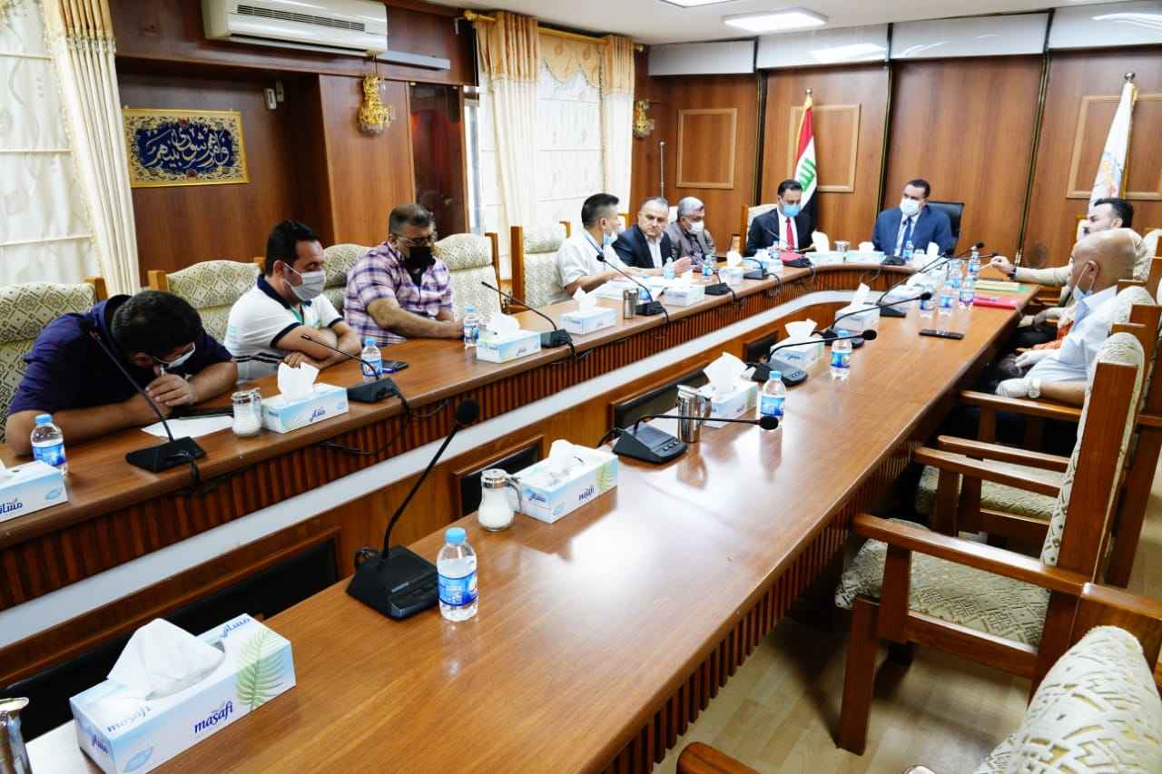    الجبوري  يؤكد اهمية دعم الحركة الرياضية والشبابية 