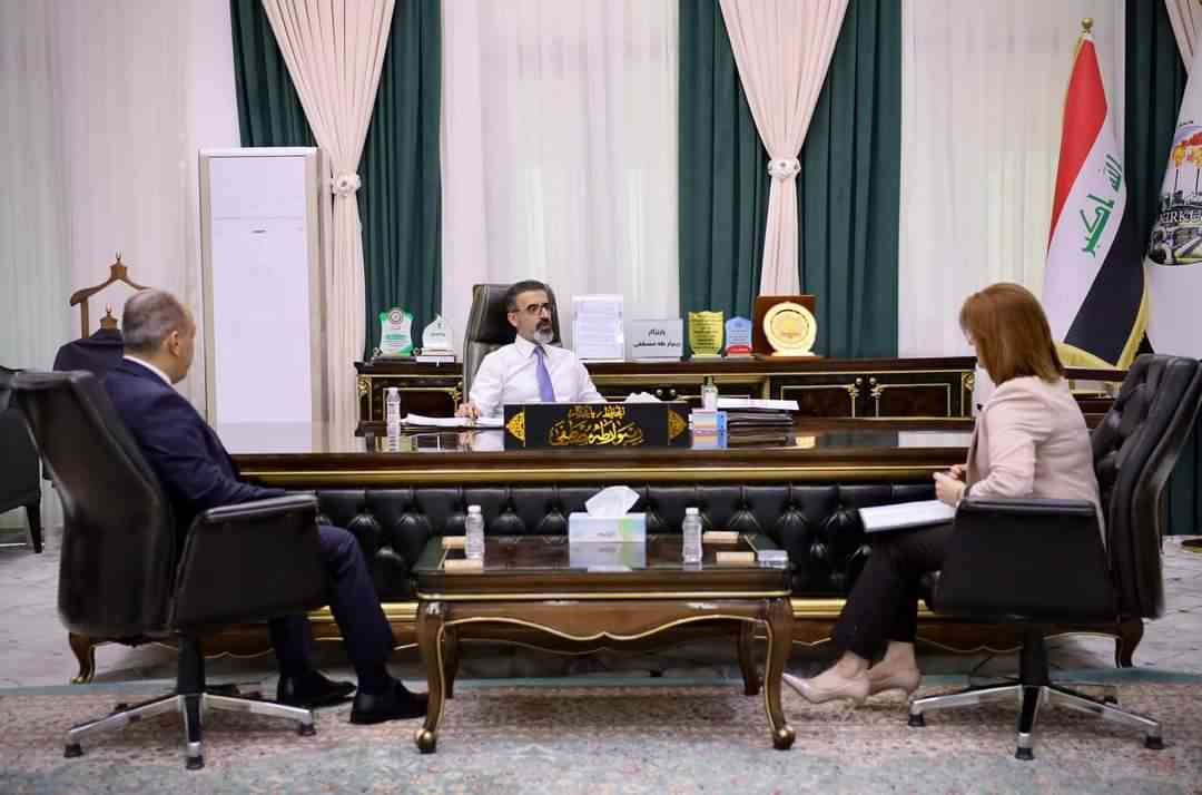 محافظ كركوك ريبوار طه مصطفى    يلتقي عضو مجلس محافظة كركوك إنجيل زيا .