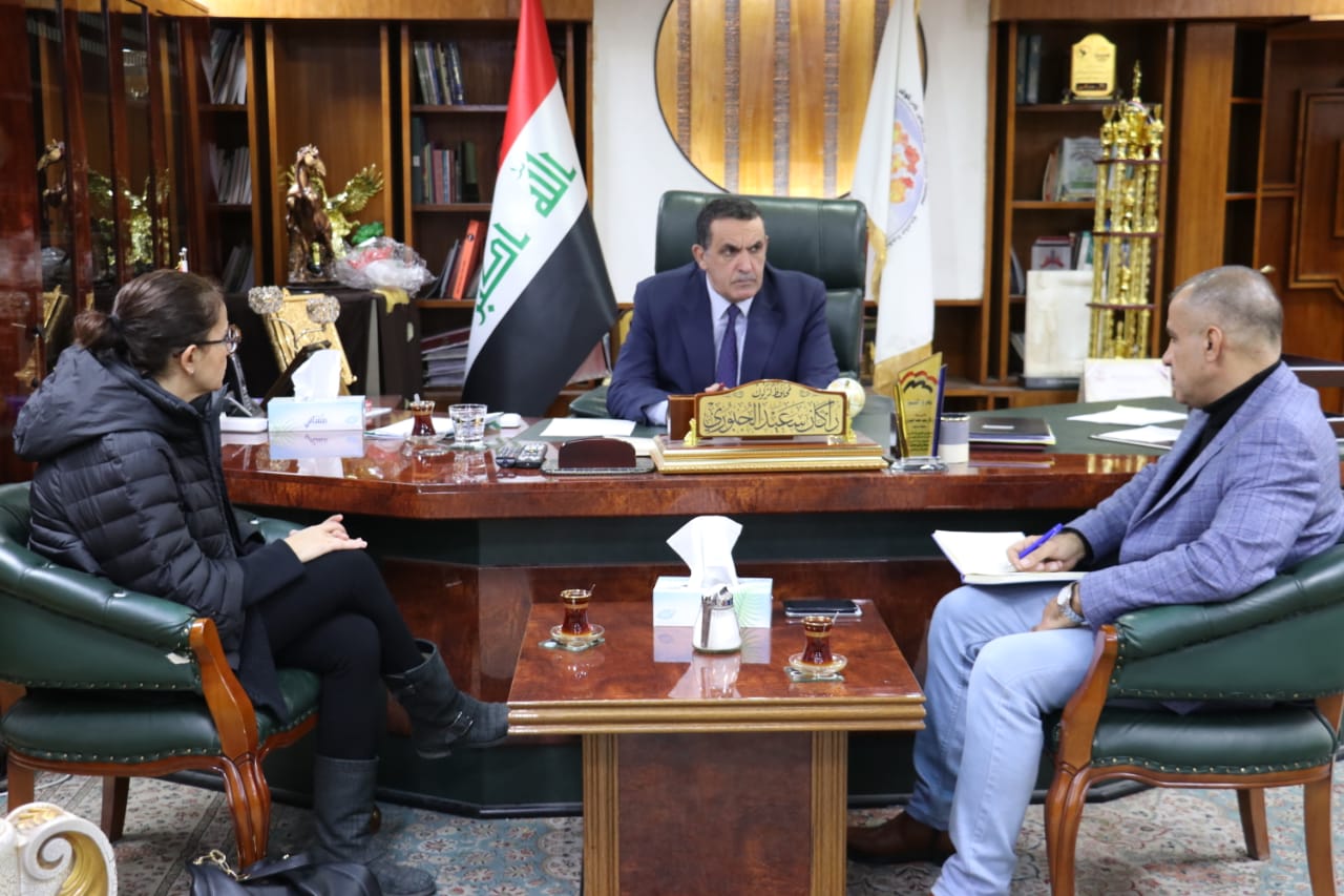     بعثة اليونامي  تعزي السيد محافظ كركوك بوفاة خاله .