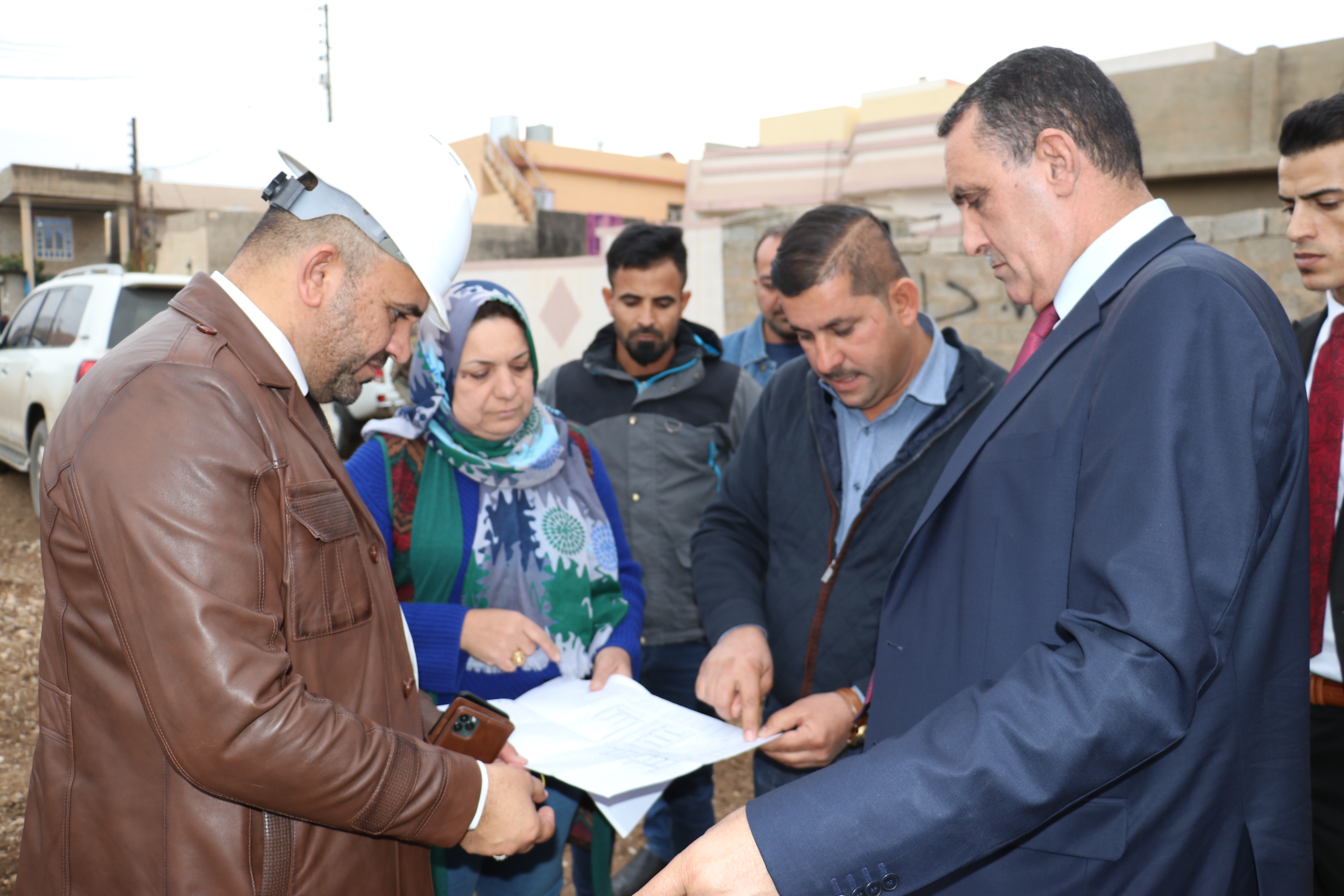    السيد محافظ كركوك يتابع سير تنفيذ مشاريع تطوير وتاهيل القطاع البلدي السادس 